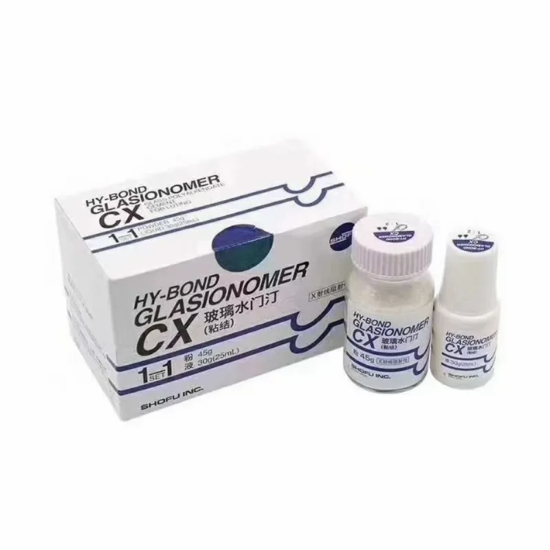 Oral Closed Type Dental SHOFU CX Material Glass Ionomer Cement Adhesive Edge Dental Patch Adhesive Dental Oral Materials
Oral Closed Type Dental SHOFU CX Material Glass Ionomer Cement Adhesive Edge Dental Patch Adhesive Dental Oral Materials