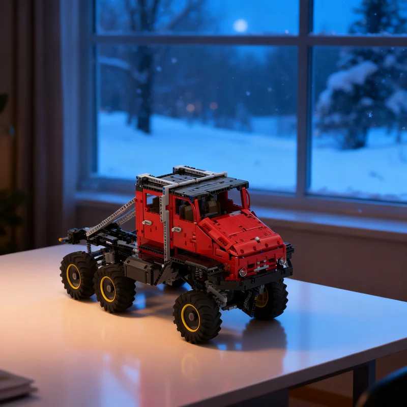 2626pcs MOC Unimog 6x6 Trial Truck Technical Model Building Blocks Construction Christmas Gifts Toy Creative DIY Idea Assemble
2626pcs MOC Unimog 6x6 Trial Truck Technical Model Building Blocks Construction Christmas Gifts Toy Creative DIY Idea Assemble