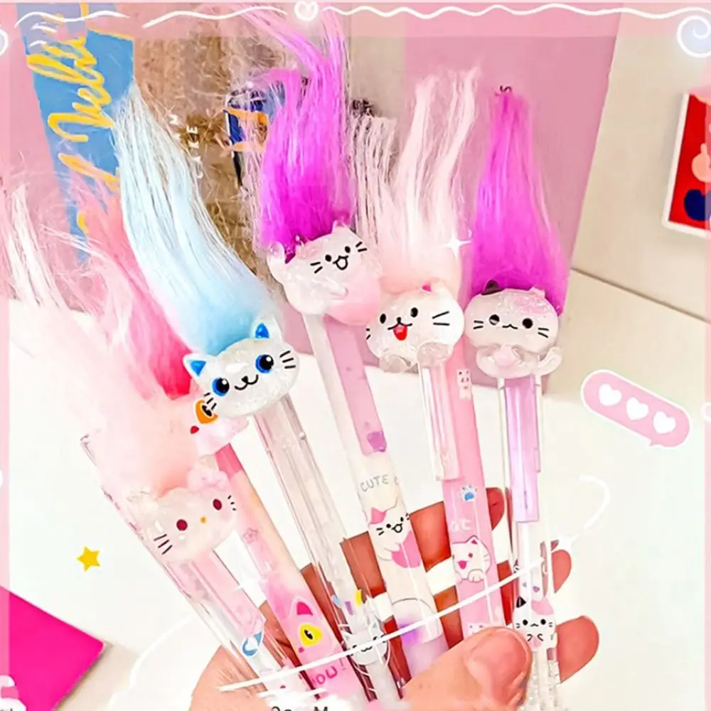 Kawaii милая стираемая ручка, мультяшная расчесывающая волосы, Сакура Китти, гелевая ручка, довольно эстетичная, 0,5 мм, механический карандаш Kitty, студенческий
Kawaii милая стираемая ручка, мультяшная расчесывающая волосы, Сакура Китти, гелевая ручка, довольно эстетичная, 0,5 мм, механический карандаш Kitty, студенческий