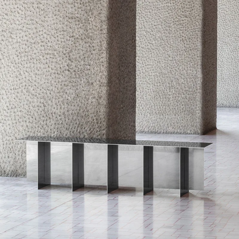 Stainless steel bright bench bench/suitable for high-end commercial space
Stainless steel bright bench bench/suitable for high-end commercial space