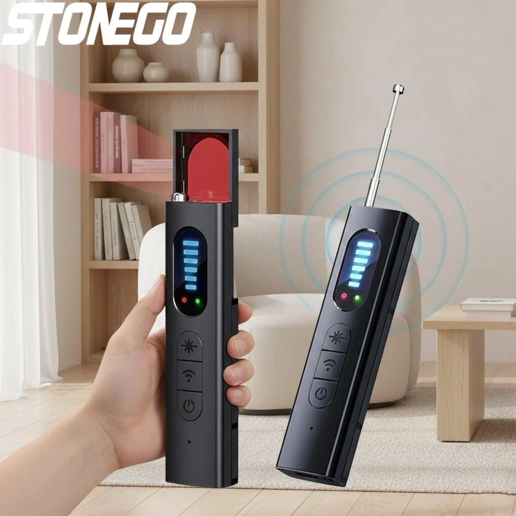 Hidden Camera Detector Anti Spy RF Wireless Signal Scanner Security Protection Gadget High Sensitivity Portable Bug Listener
Hidden Camera Detector Anti Spy RF Wireless Signal Scanner Security Protection Gadget High Sensitivity Portable Bug Listener