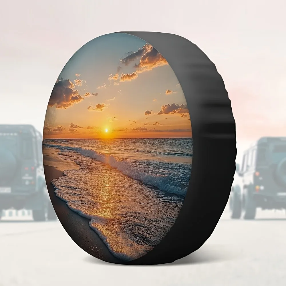 Sunset Ocean Beach Tire Cover Universal Spare Wheel Protector Durable Polyester Outdoor
Sunset Ocean Beach Tire Cover Universal Spare Wheel Protector Durable Polyester Outdoor