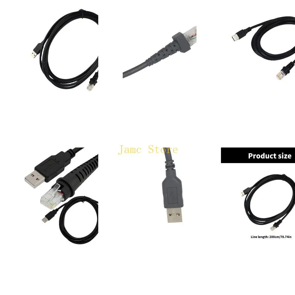 LX0B Всенаправленный сканер штрих-кода USB-кабель 200 см для MS5145 MS9540 MS7120 MS9590 MS1690
LX0B Всенаправленный сканер штрих-кода USB-кабель 200 см для MS5145 MS9540 MS7120 MS9590 MS1690