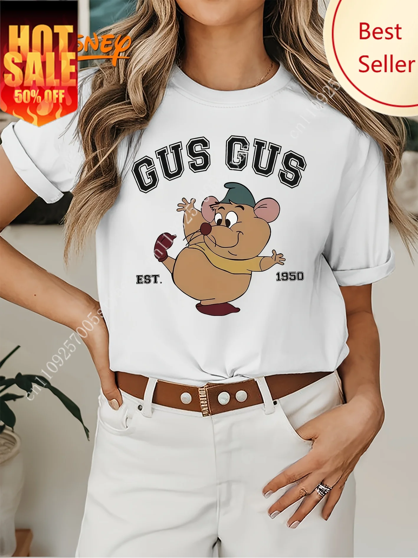 Disney Cinderella Cute Mouse Gus Series T Shirt Vintage Women's Men Cotton Tee Short Sleeve O-Neck Casual Oversized Loose Unisex
Disney Cinderella Cute Mouse Gus Series T Shirt Vintage Women's Men Cotton Tee Short Sleeve O-Neck Casual Oversized Loose Unisex
