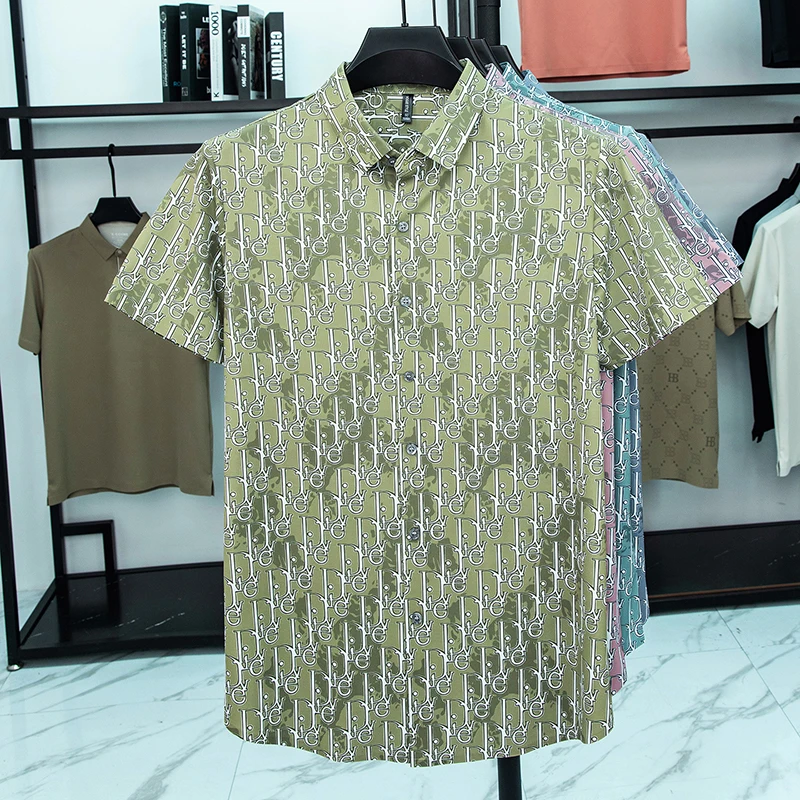 Summer New Men's Fashionable and Simple Lapel Short-Sleeved Breathable and Comfortable Shirt/Fsm-2618
Summer New Men's Fashionable and Simple Lapel Short-Sleeved Breathable and Comfortable Shirt/Fsm-2618