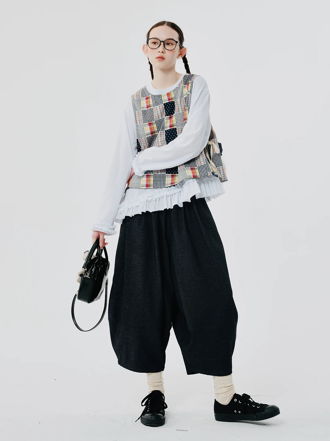 IMAKOKONI original design elastic waist solid color loose wide leg pants casual pants long pants women 2444534
IMAKOKONI original design elastic waist solid color loose wide leg pants casual pants long pants women 2444534