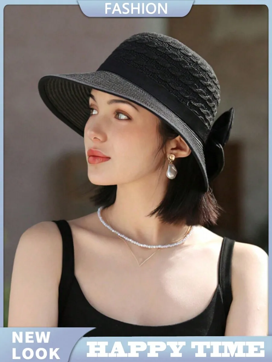 Women Summer Sun Hat With Bowknot Big Brim Straw Hat For Beach Outdoor Travel
Women Summer Sun Hat With Bowknot Big Brim Straw Hat For Beach Outdoor Travel