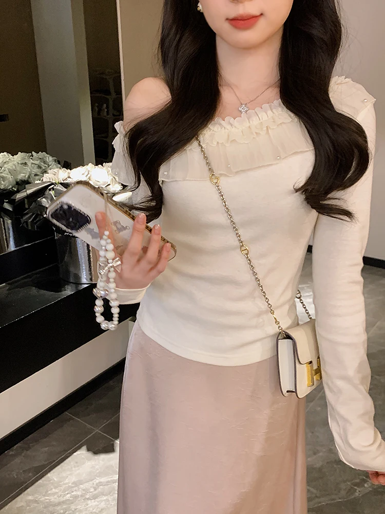 Новая весенняя коллекция: Элегантный облегающий топ Anli Ele с открытыми плечами, декоративным воротником и эффектом стройности, универсальный и нежный.
Новая весенняя коллекция: Элегантный облегающий топ Anli Ele с открытыми плечами, декоративным воротником и эффектом стройности, универсальный и нежный.