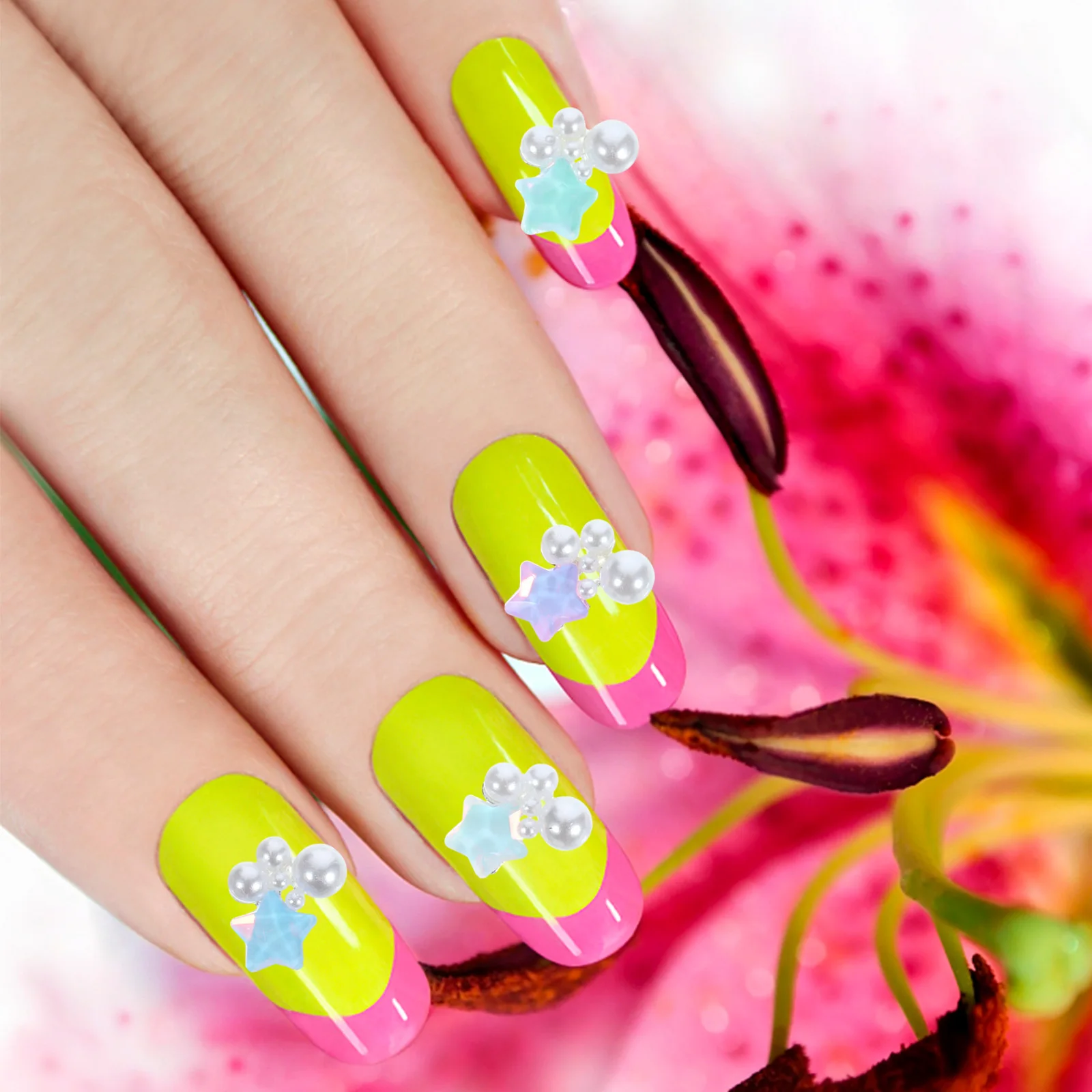 30Pcs Nail Art Star Pearl Decorations Long Lasting Manicure Gems for Proms Birthdays New Year Parties Nail Charms
30Pcs Nail Art Star Pearl Decorations Long Lasting Manicure Gems for Proms Birthdays New Year Parties Nail Charms