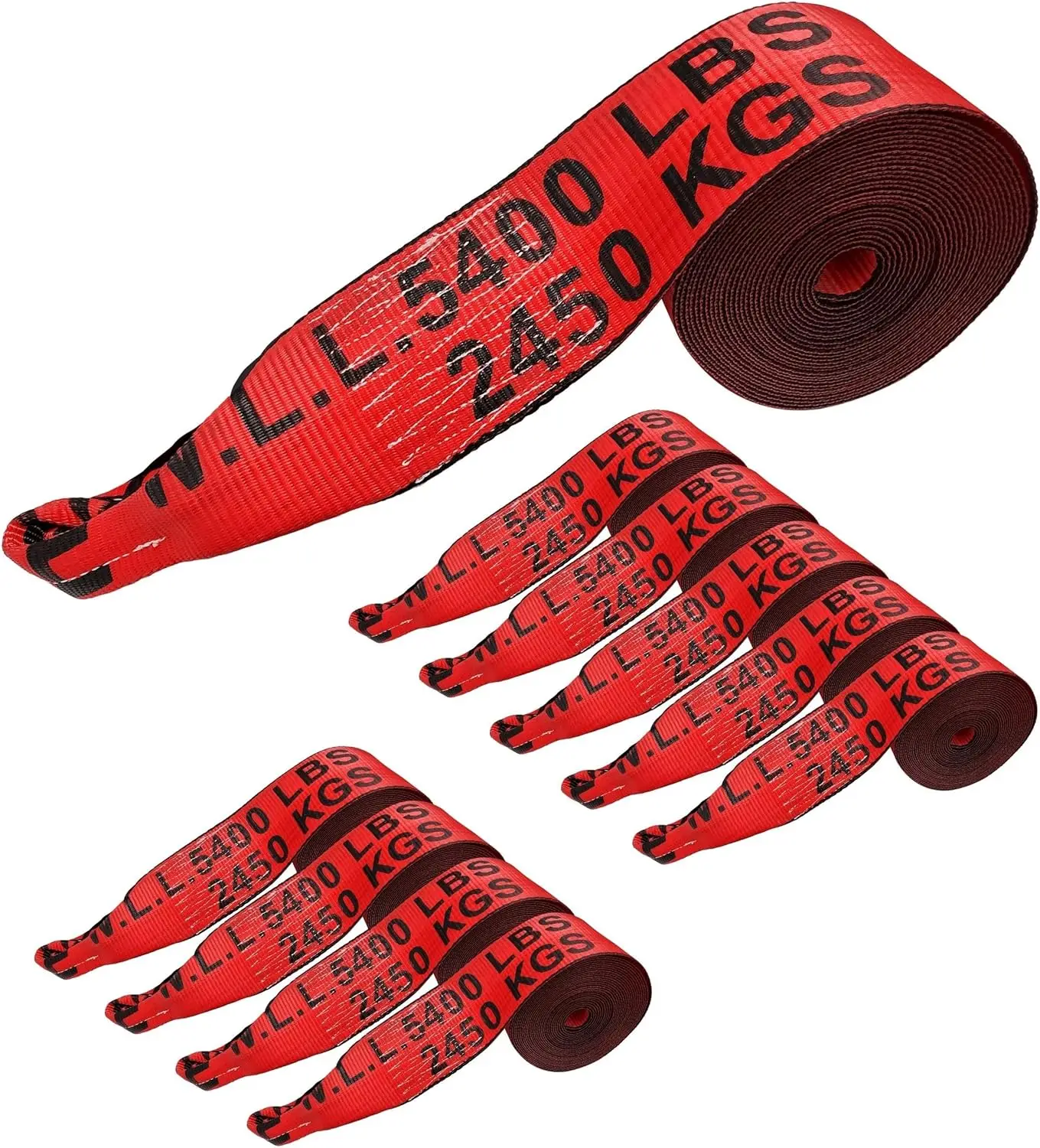 4 Winch Strap with Twisted Sewn Loop 30 Feet Long Heavy Duty Trailer Tie Down Loop End Fitting Red 10 Pack
4 Winch Strap with Twisted Sewn Loop 30 Feet Long Heavy Duty Trailer Tie Down Loop End Fitting Red 10 Pack