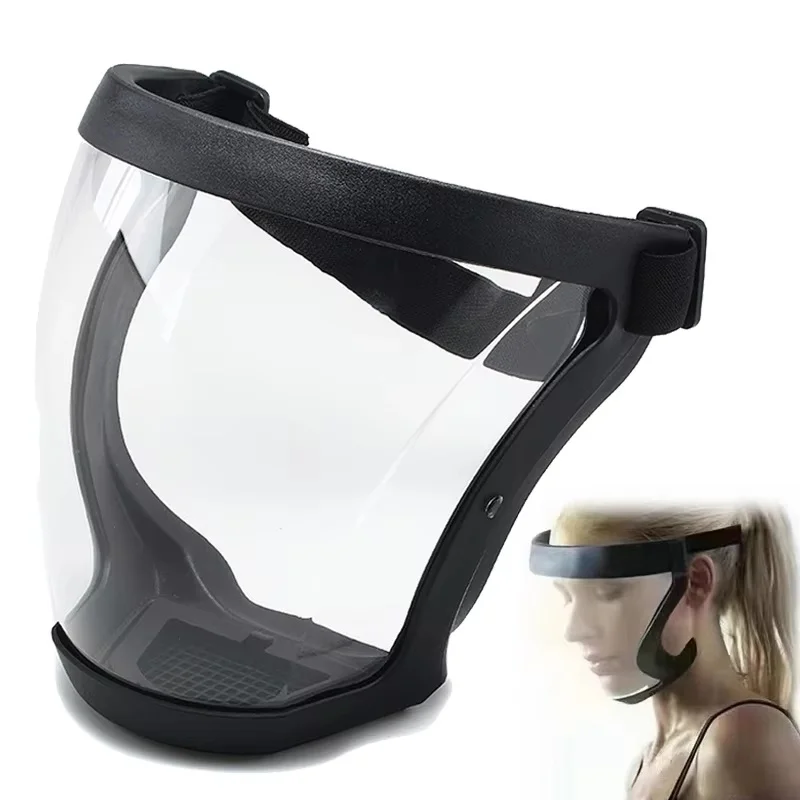 Transparent Faceshield Reusable Dustproof Anti-fog Mask Safety Glasses Kitchen Safety Protection Anti-splash Mask With Filters
Transparent Faceshield Reusable Dustproof Anti-fog Mask Safety Glasses Kitchen Safety Protection Anti-splash Mask With Filters