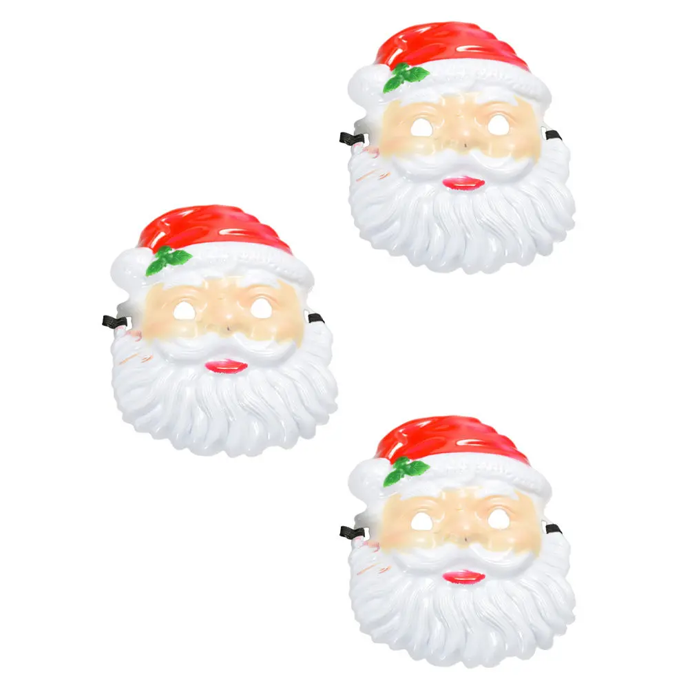 3Pcs Christmas Mask Santa Claus Modeling Mask Smooth Safe Edges Funny Creative Xmas Party Decorative Accessories for
3Pcs Christmas Mask Santa Claus Modeling Mask Smooth Safe Edges Funny Creative Xmas Party Decorative Accessories for