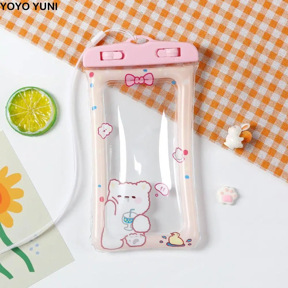 Seal Type Mobile Phone Waterproof Bag Underwater Dry Transparent Screen Rainproof Bag Cartoon Cute Phone Hanging Bag Surfing
Seal Type Mobile Phone Waterproof Bag Underwater Dry Transparent Screen Rainproof Bag Cartoon Cute Phone Hanging Bag Surfing