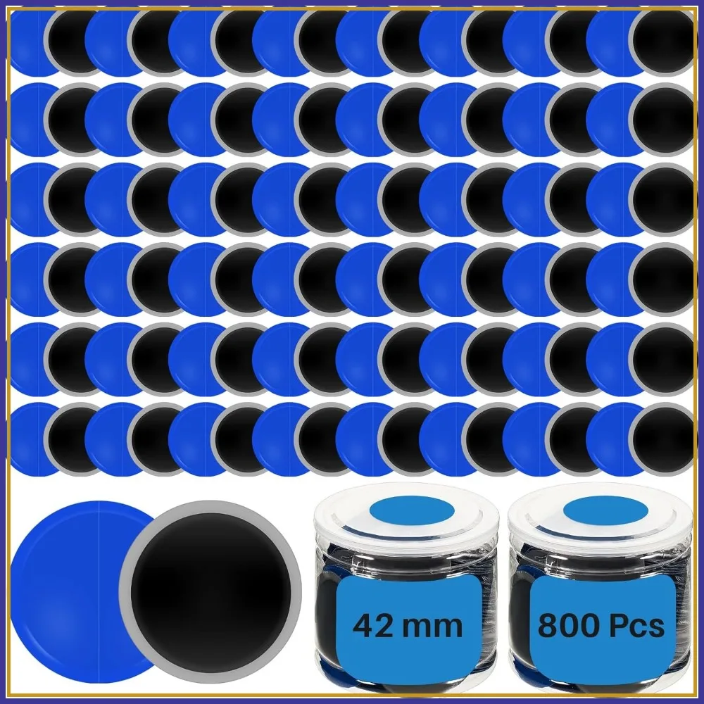 800 Pcs Heavy Duty Tire Patches Radial Patch Round Cold Tyre Puncture Tool Kit for Car Truck Motorcycle
800 Pcs Heavy Duty Tire Patches Radial Patch Round Cold Tyre Puncture Tool Kit for Car Truck Motorcycle