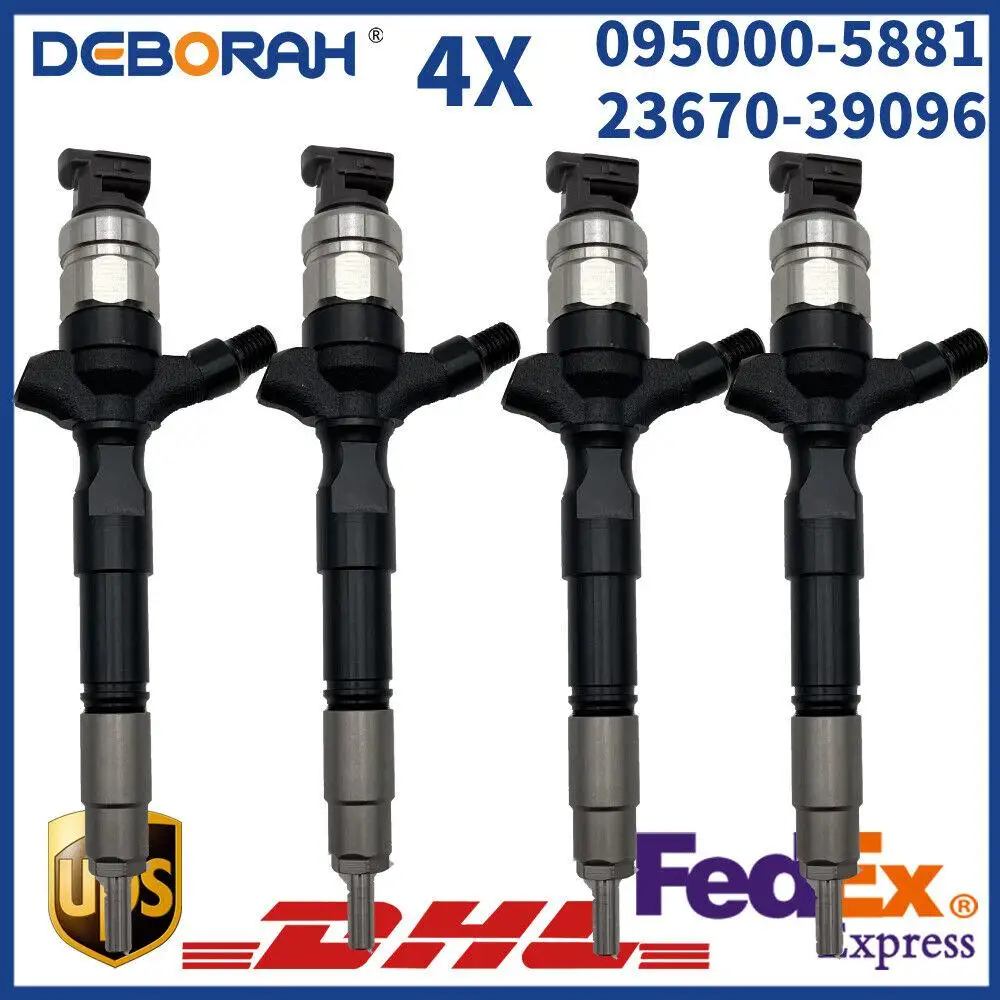 4X 095000-5881 23670-30050 Diesel Fuel Injector Nozzle 23670-39095 23670-39096 For TOYOTA
4X 095000-5881 23670-30050 Diesel Fuel Injector Nozzle 23670-39095 23670-39096 For TOYOTA