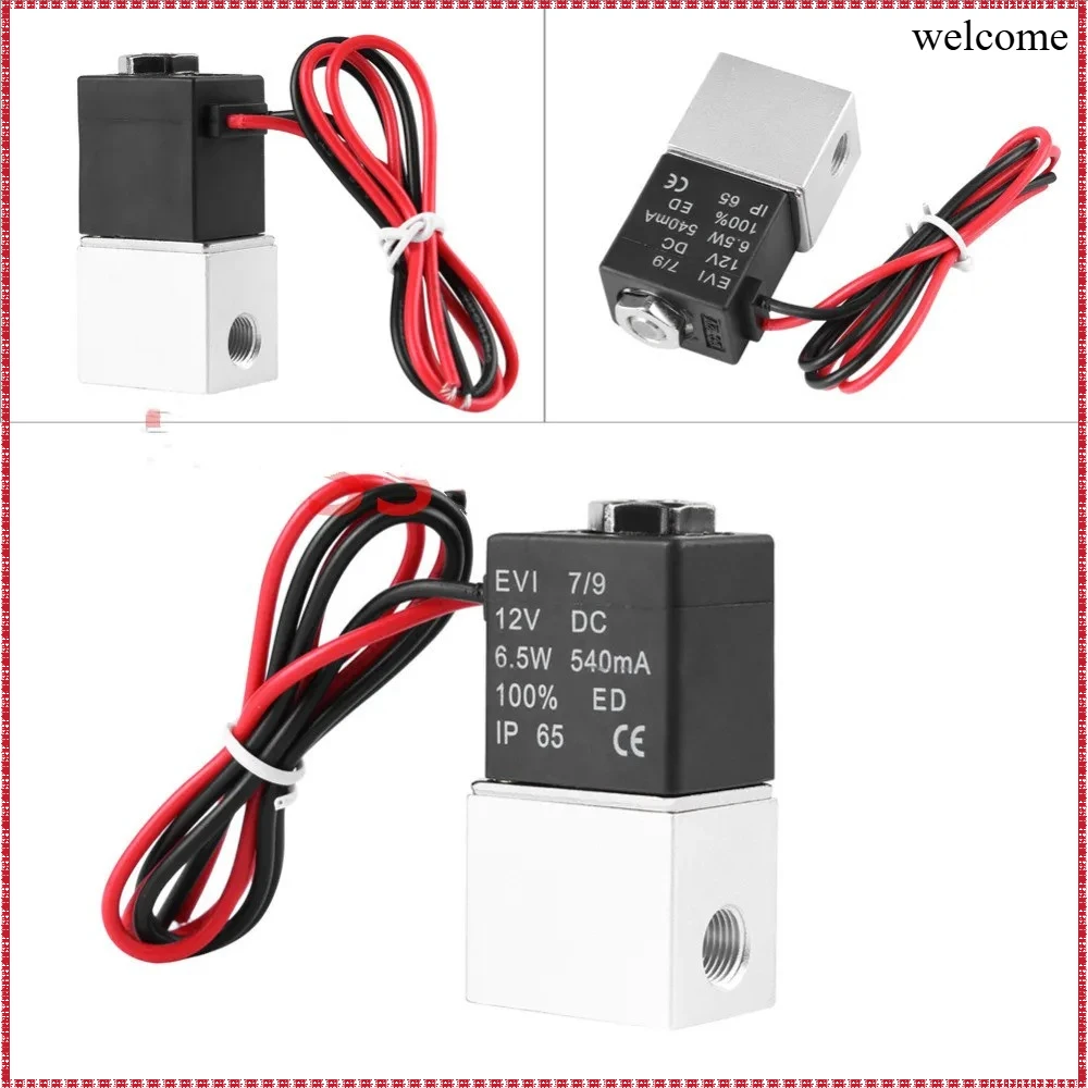 DC 12V 24V 110V 220V Solenoid Valve 1/4" 1/8" 2 Way Normally Closed Direct-acting Pneumatic Valves For Water Air Gas
DC 12V 24V 110V 220V Solenoid Valve 1/4" 1/8" 2 Way Normally Closed Direct-acting Pneumatic Valves For Water Air Gas