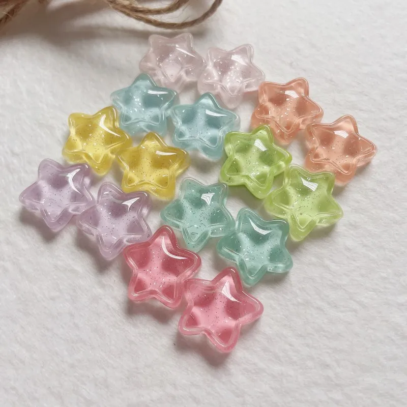 50Pcs 19mm Cute Macaron Colorful Stars Resin Patch DIY Craft Supplies Hairpin Earring Jewelry Accessories Shoe Buckle Materials
50Pcs 19mm Cute Macaron Colorful Stars Resin Patch DIY Craft Supplies Hairpin Earring Jewelry Accessories Shoe Buckle Materials