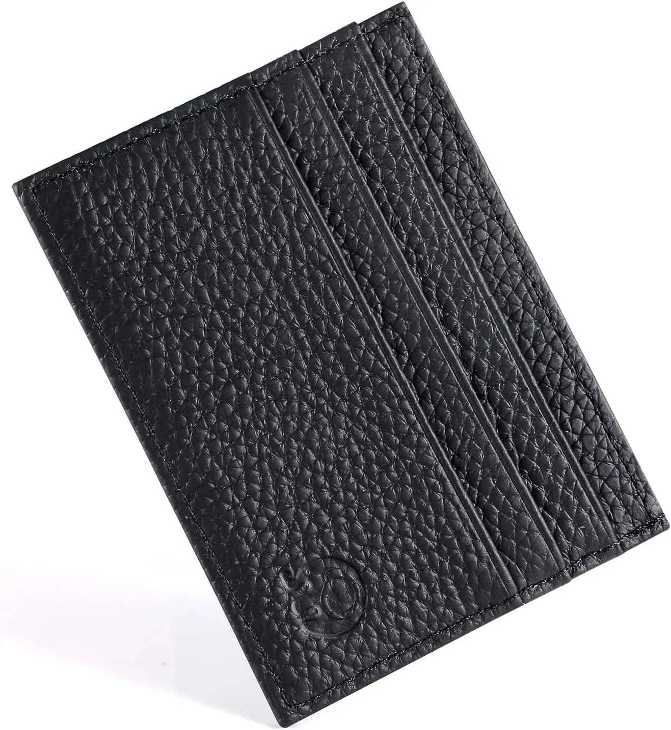 RFID Blocking Leather Ultra Slim Wallet, Thin Minimalist Card Case for Men Women, 6 Card Slots 1 Pocket, Front Pocket (Black)
RFID Blocking Leather Ultra Slim Wallet, Thin Minimalist Card Case for Men Women, 6 Card Slots 1 Pocket, Front Pocket (Black)