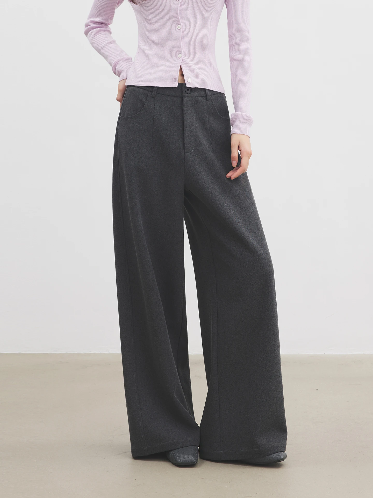 Annata High Waist Wide Leg Suit Pants for Women ey Spring Autumn Straight Leg Long Casual Trousers Ladies Faion
Annata High Waist Wide Leg Suit Pants for Women ey Spring Autumn Straight Leg Long Casual Trousers Ladies Faion