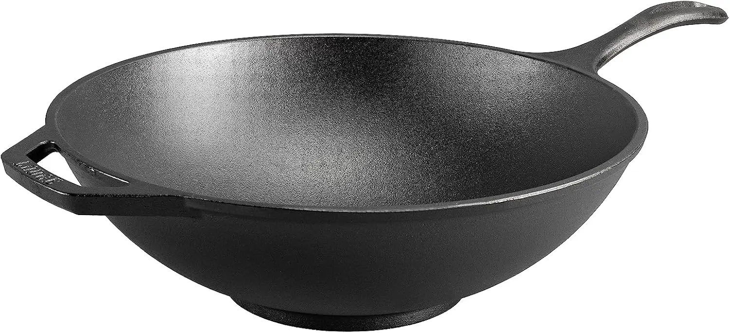 12.5 Inch Professional Wok Pan for Home Cooking, Non-Stick Carbon Steel Skillet with Lid
12.5 Inch Professional Wok Pan for Home Cooking, Non-Stick Carbon Steel Skillet with Lid
