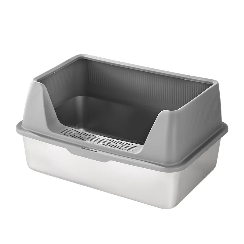 STLFExtra Large Eco-friendly Stainless Steel Semi-Enclosed Cat LittersBox Thickened Plastic Cover 20L Ready Supply Easy Clean JS
STLFExtra Large Eco-friendly Stainless Steel Semi-Enclosed Cat LittersBox Thickened Plastic Cover 20L Ready Supply Easy Clean JS