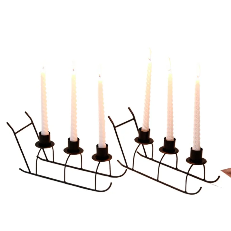 Romantic Candle Holder Base Metal Craft Ornament Home Atmosphere Layout Decor for Christmas Dinner Decoration
Romantic Candle Holder Base Metal Craft Ornament Home Atmosphere Layout Decor for Christmas Dinner Decoration