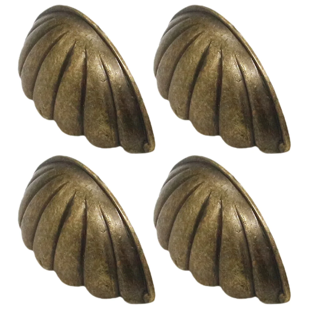 4 Pcs Shell Handle Drawer Pulls Handles for Cabinets Drawers Closet Door Kitchen Dresser Wardrobe Vintage
4 Pcs Shell Handle Drawer Pulls Handles for Cabinets Drawers Closet Door Kitchen Dresser Wardrobe Vintage
