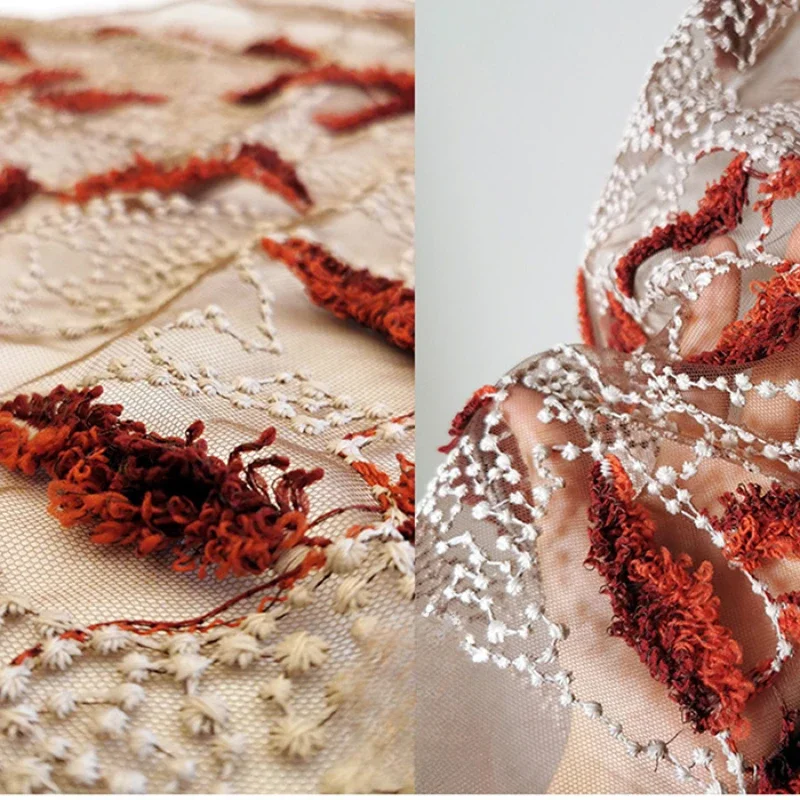 1yard Fabric WideTexture Series 3d Concave-Convex Embroidered Mesh DIY Wedding Dress Skirt Spring and Summer
1yard Fabric WideTexture Series 3d Concave-Convex Embroidered Mesh DIY Wedding Dress Skirt Spring and Summer