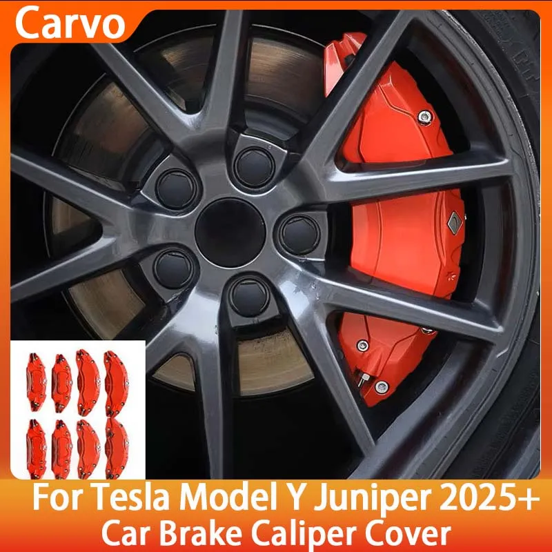 Car Caliper Covers Aluminum Alloy Brake Caliper Covers for Tesla Model Y Juniper 2025 Modification Exterior Accessories 4PCS
Car Caliper Covers Aluminum Alloy Brake Caliper Covers for Tesla Model Y Juniper 2025 Modification Exterior Accessories 4PCS
