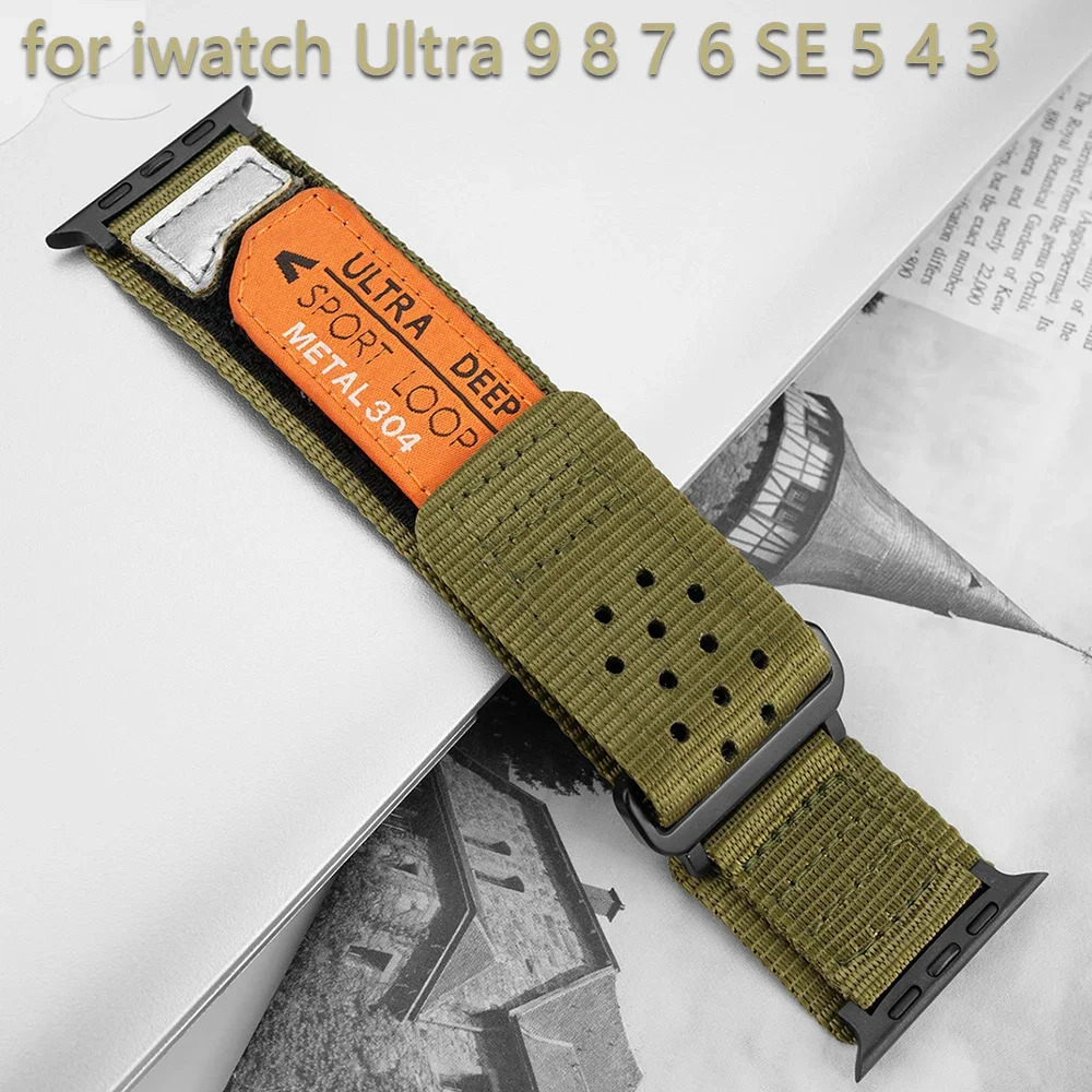 Ремешок нейлоновый для Apple Watch Band Ultra 2, спортивный браслет для Iwatch Series 9 8 7 6 5 4 3 42 мм 44 мм, 49 мм 45 мм 41 мм
Ремешок нейлоновый для Apple Watch Band Ultra 2, спортивный браслет для Iwatch Series 9 8 7 6 5 4 3 42 мм 44 мм, 49 мм 45 мм 41 мм