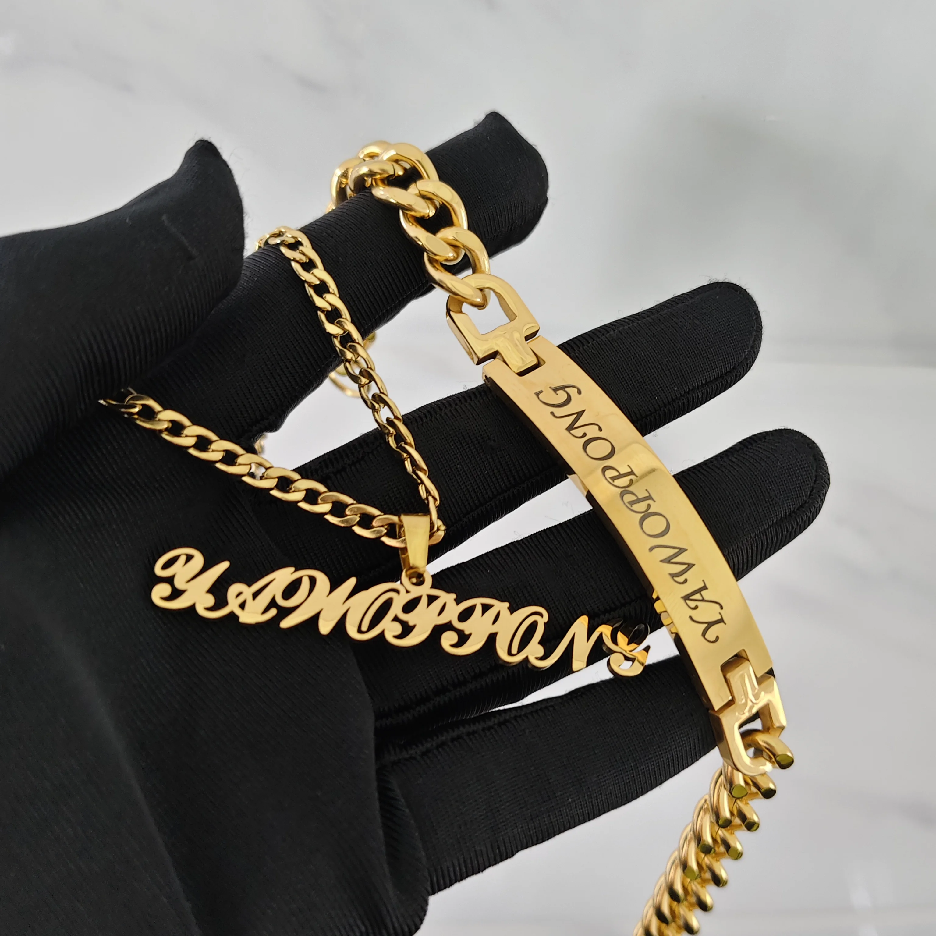 DCEE 2025 New Wholesale Customized Name/Logo Set Personalized Letter Necklace Bracelet Birthday Gift Manufacturer Direct Sales
DCEE 2025 New Wholesale Customized Name/Logo Set Personalized Letter Necklace Bracelet Birthday Gift Manufacturer Direct Sales