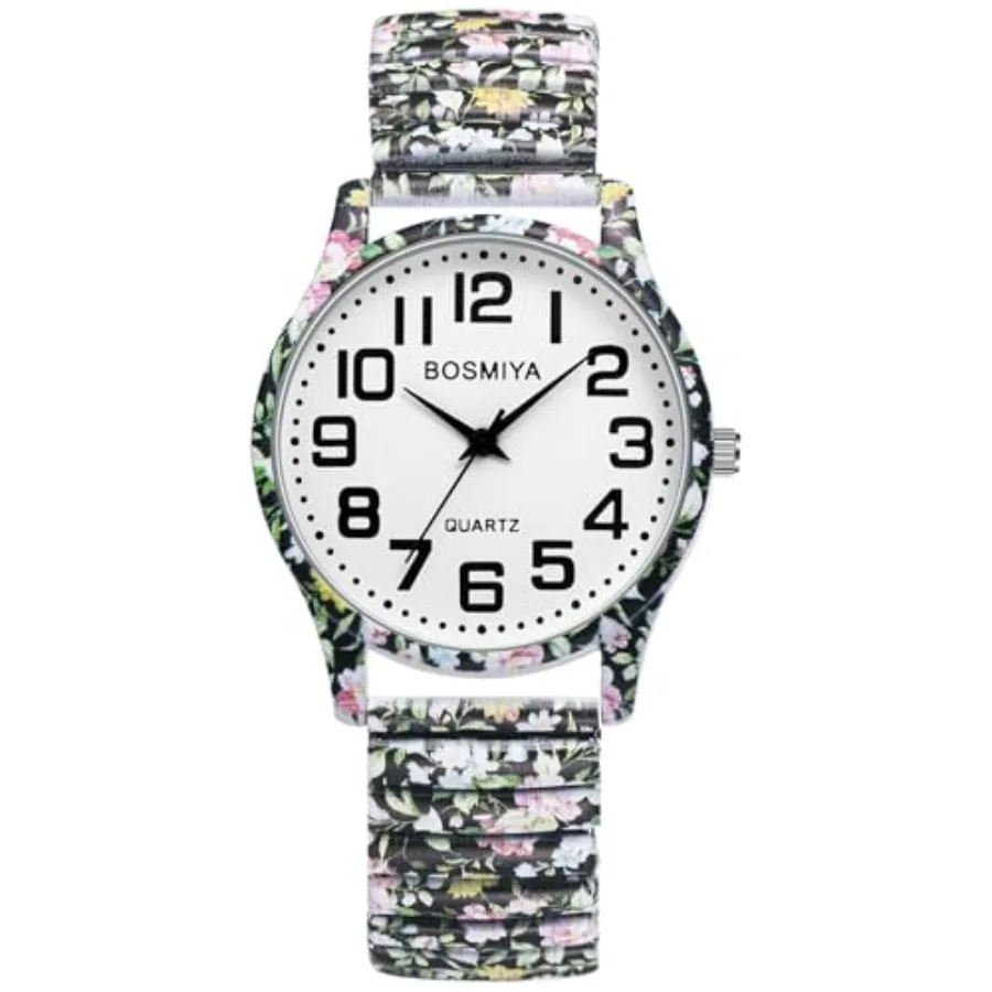 Stretch Band Watches for Women: Bohemia Easy Reader Elastic Watch Large Face Big Number Analog Quartz Bracelet Watch Expansion
Stretch Band Watches for Women: Bohemia Easy Reader Elastic Watch Large Face Big Number Analog Quartz Bracelet Watch Expansion