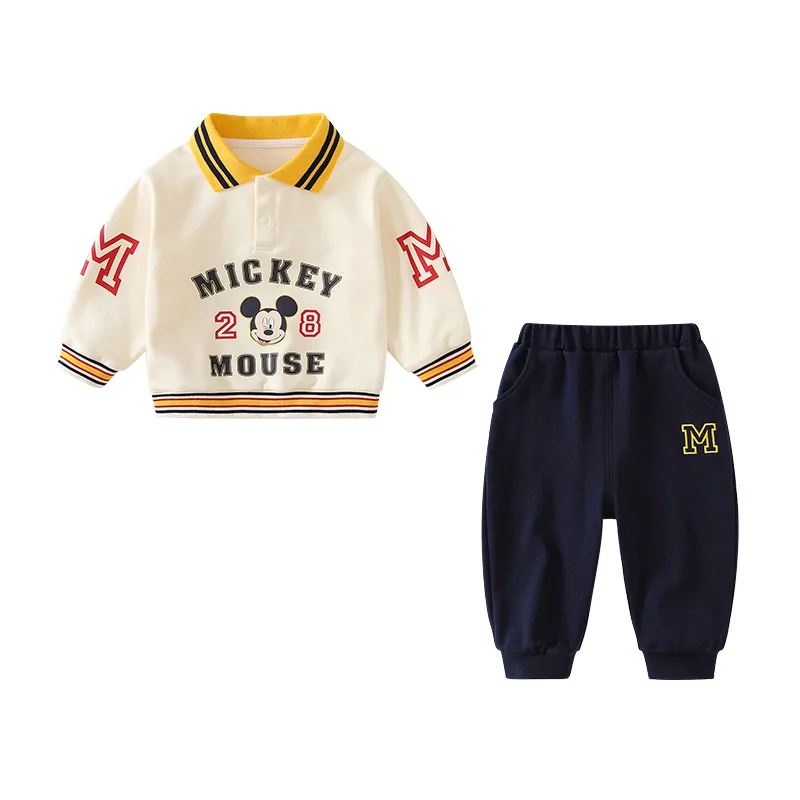 MINISO Mickey Baby Boy Cute Casual Suit Two Piece Set Outdoor Long sleeved Children's Clothing Soft 1-3 Years Toddler Outfits
MINISO Mickey Baby Boy Cute Casual Suit Two Piece Set Outdoor Long sleeved Children's Clothing Soft 1-3 Years Toddler Outfits