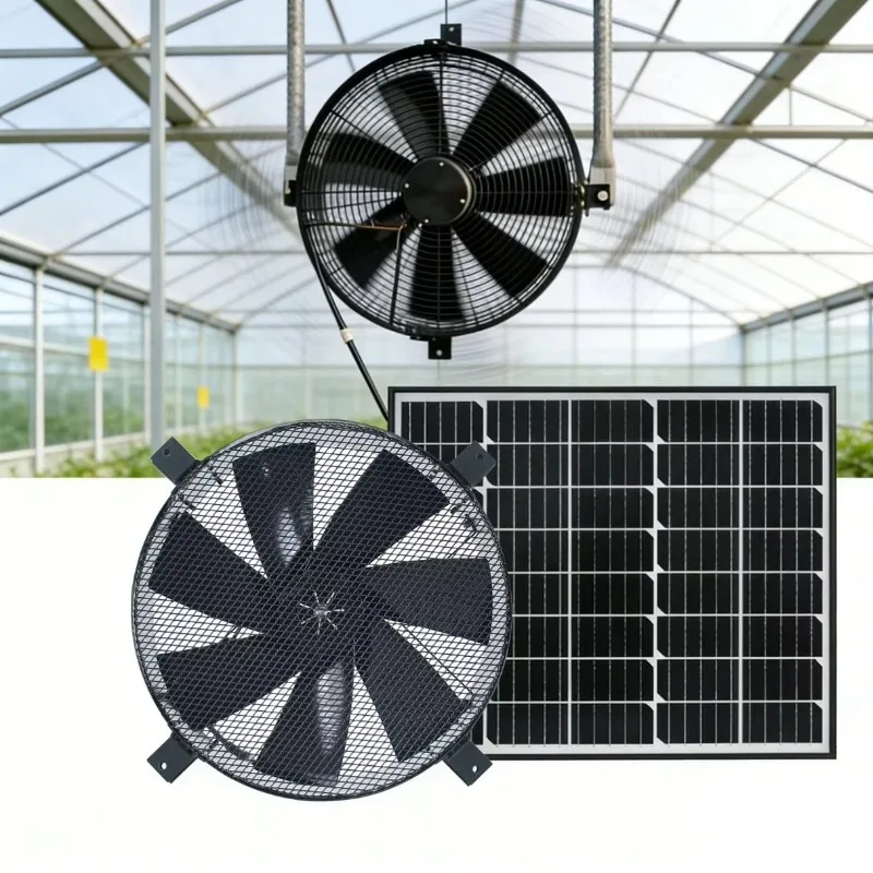 14Inch China Manufacturers Solar DC Exhaust Fan Wall Mounted Ventilator Fan with Solar Powered for Greenhouse
14Inch China Manufacturers Solar DC Exhaust Fan Wall Mounted Ventilator Fan with Solar Powered for Greenhouse