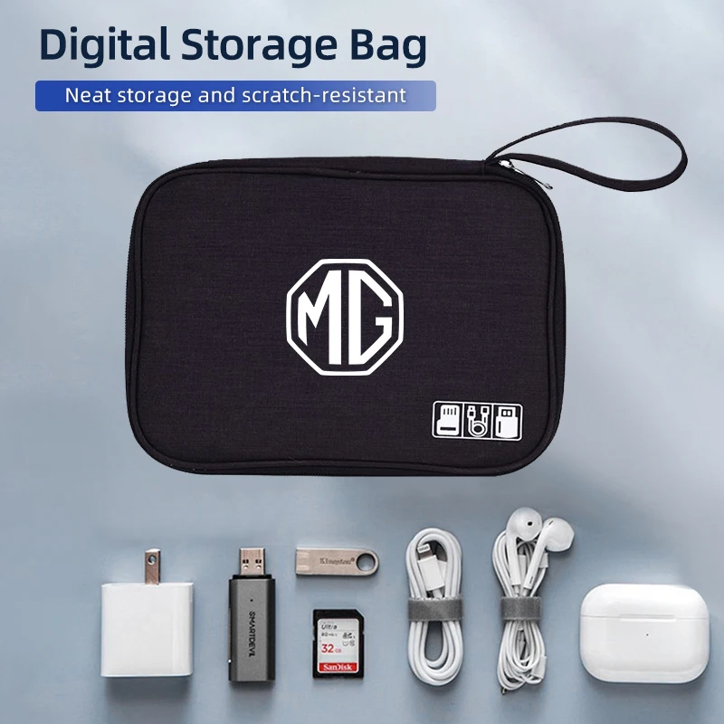 Electronics Organizer Bag Data Cable Headset Digital Storage Accessories For MG 3 5 6 7 HS ZS GS Hector TF GT ZR RX5 RX8 350 550
Electronics Organizer Bag Data Cable Headset Digital Storage Accessories For MG 3 5 6 7 HS ZS GS Hector TF GT ZR RX5 RX8 350 550