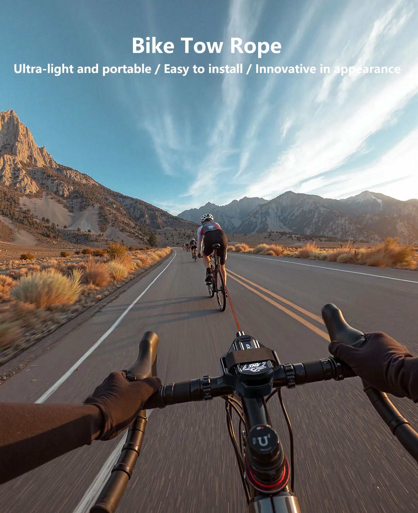 ENLEE Outdoor Parent-Child Bike Tow Rope-Automatic Retractable Cycling Pull Rope with Telescopic Accessory
ENLEE Outdoor Parent-Child Bike Tow Rope-Automatic Retractable Cycling Pull Rope with Telescopic Accessory