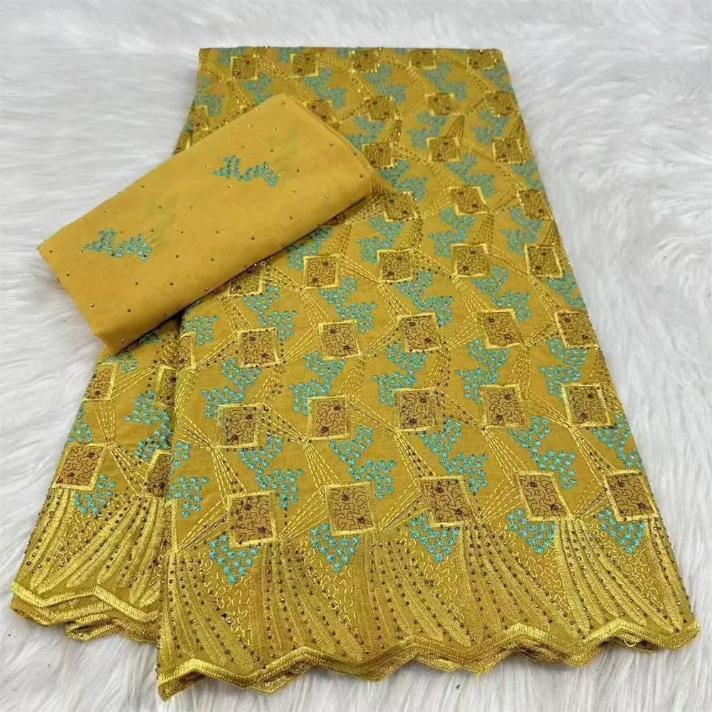 2025 Nigerian Cotton Lace Fabric 5 Yards African Swiss Voile Yellow Lace Fabric High Quality For Party Dress Sewing Yards
2025 Nigerian Cotton Lace Fabric 5 Yards African Swiss Voile Yellow Lace Fabric High Quality For Party Dress Sewing Yards