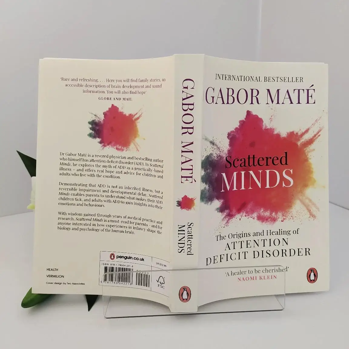 Scattered Minds by Gabor Maté, ADHD and Trauma Healing Guide, Neurodiversity Research, Compassionate Psychology Reading Book
Scattered Minds by Gabor Maté, ADHD and Trauma Healing Guide, Neurodiversity Research, Compassionate Psychology Reading Book