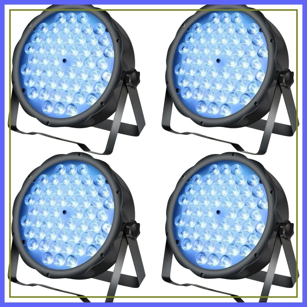 54x1.5W LED Par Lights RGB Stage DMX DJ Lighting with Stand, Strobe, Wash for Parties Church Wedding Bars 4 Pack
54x1.5W LED Par Lights RGB Stage DMX DJ Lighting with Stand, Strobe, Wash for Parties Church Wedding Bars 4 Pack