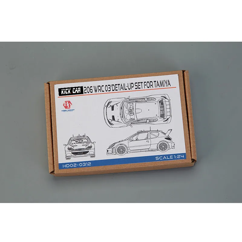 Hobby Design 1/24 HD02-0312 206 WRC 03 "набор деталей для модификации автомобилей, модель ручной работы для T (PE + металлические детали)
Hobby Design 1/24 HD02-0312 206 WRC 03 "набор деталей для модификации автомобилей, модель ручной работы для T (PE + металлические детали)