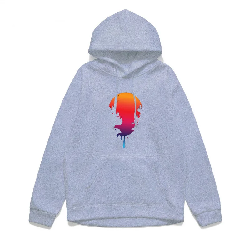 Autumn and winter new sunset print pattern casual sports fashion comfortable off shoulder hooded shirt top
Autumn and winter new sunset print pattern casual sports fashion comfortable off shoulder hooded shirt top