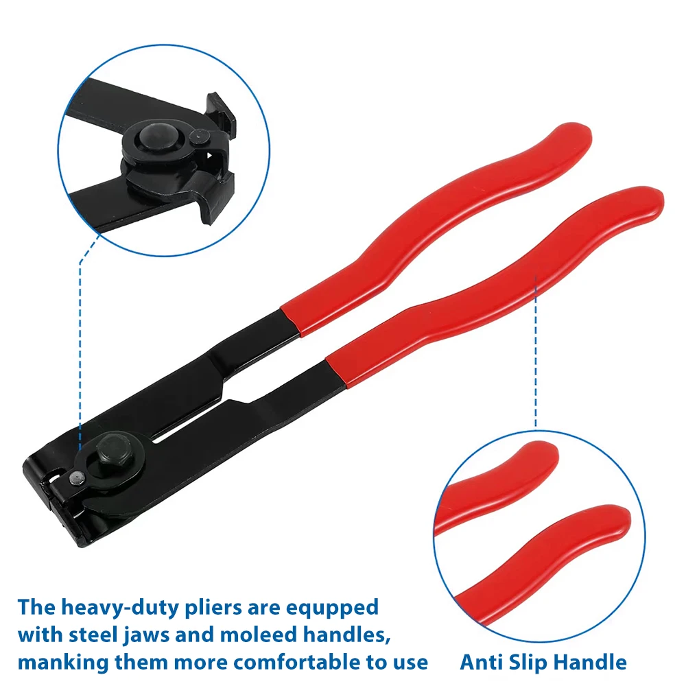 Professional Ear Boot Tie Pliers Set for Auto Repair – Stainless Steel Banding Tools CV Boot Clamp Pliers Kit LA-AA417
Professional Ear Boot Tie Pliers Set for Auto Repair – Stainless Steel Banding Tools CV Boot Clamp Pliers Kit LA-AA417