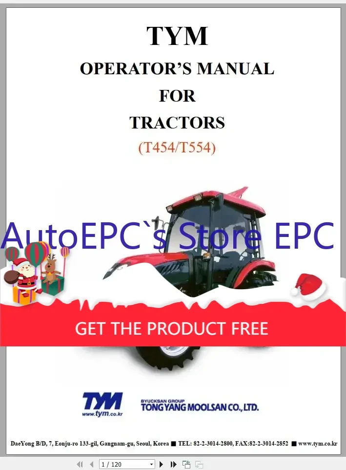 Трактор AutoEPC TYM 5,46 ГБ PDF NA Оператор Ручные детали Обновление каталога 2024 г.
Трактор AutoEPC TYM 5,46 ГБ PDF NA Оператор Ручные детали Обновление каталога 2024 г.