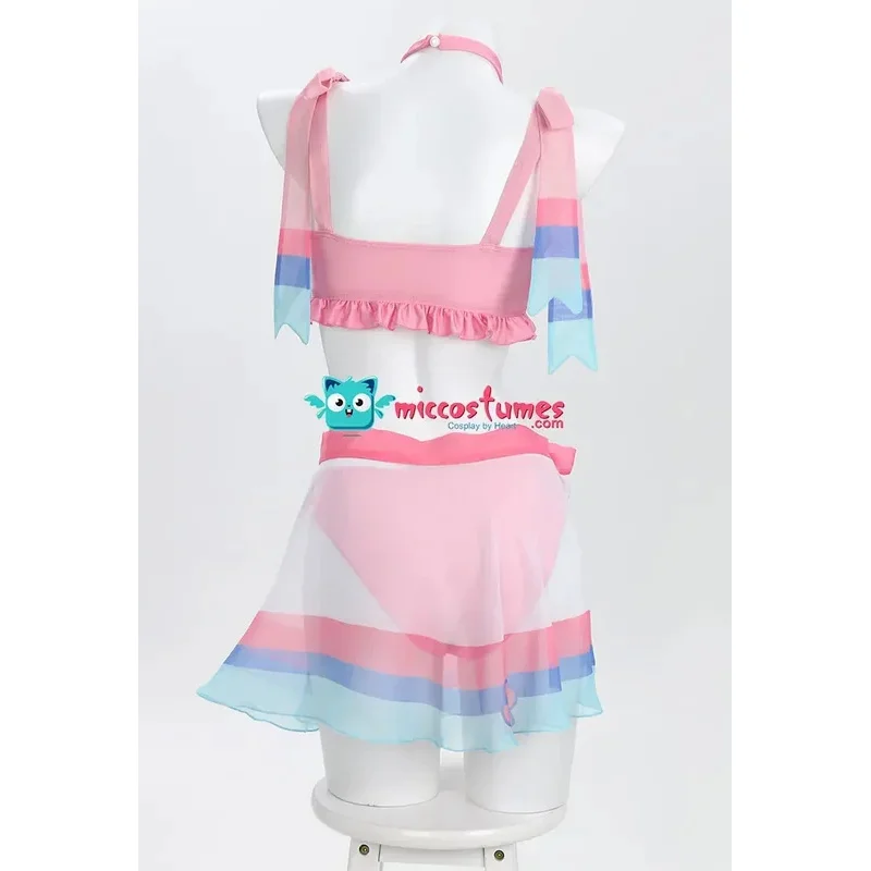 25COSMiccostumes Women’s Swimsuit Kawaii Pink Ruffle Bikini Set Lace-up Top and Low Waist Shorts Two Piece Bathing Suit Swimwear
25COSMiccostumes Women’s Swimsuit Kawaii Pink Ruffle Bikini Set Lace-up Top and Low Waist Shorts Two Piece Bathing Suit Swimwear