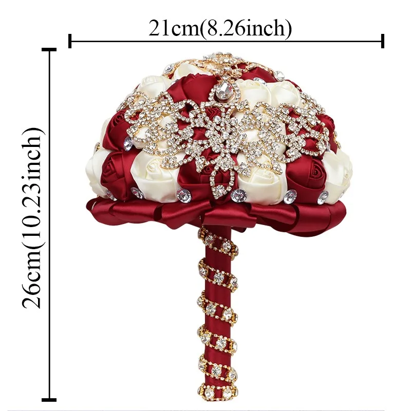 Amazon New Rhinestone Bridal Bouquet Ribbon Rose DIY Crystal Bridesmaid Bridal Wedding Bouquet W386G
Amazon New Rhinestone Bridal Bouquet Ribbon Rose DIY Crystal Bridesmaid Bridal Wedding Bouquet W386G