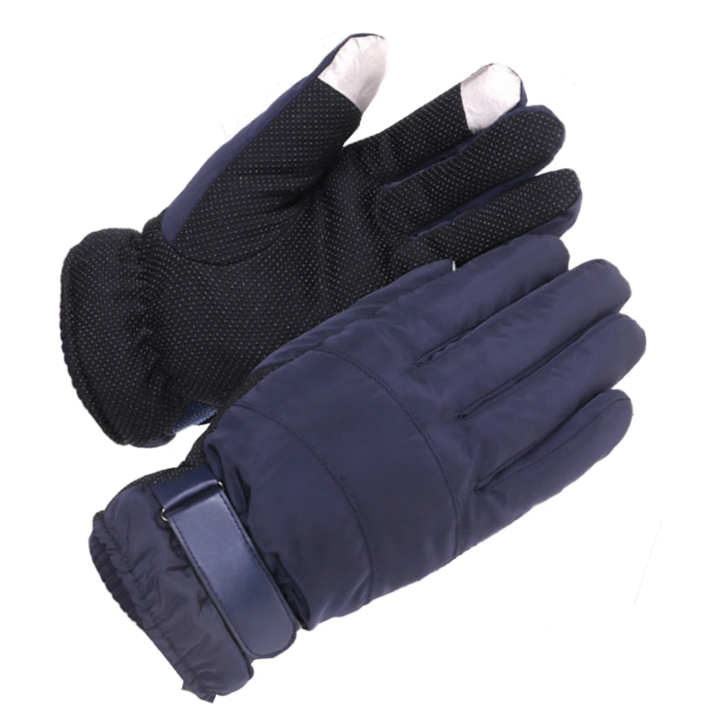 Screen For Cold Weather Unisex Winter Finger Gloves Thick Anti-Slip Palm Silicone Ski Gloves Dark Blue
Screen For Cold Weather Unisex Winter Finger Gloves Thick Anti-Slip Palm Silicone Ski Gloves Dark Blue