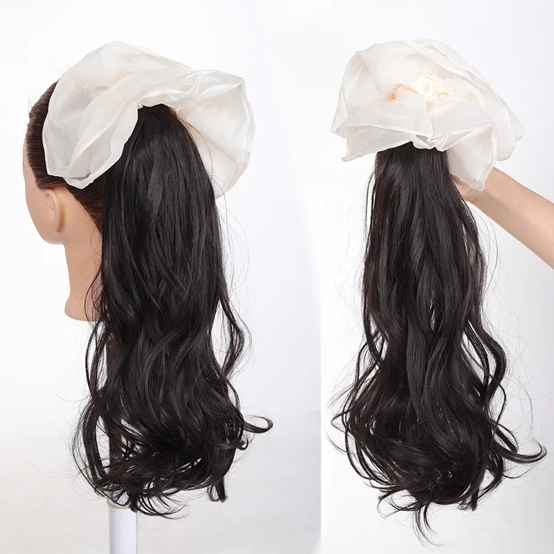 Large Bow Claw Clip Ponytail Extension Long Wavy Synthetic Hairpiece Chiffon Bowknot False Hair Tail for Women Daily Wear
Large Bow Claw Clip Ponytail Extension Long Wavy Synthetic Hairpiece Chiffon Bowknot False Hair Tail for Women Daily Wear