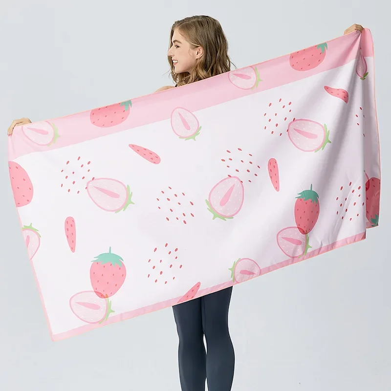 Quick-drying Beach Towel Outdoor Swimming Shawl Sunscreen Beach Towel Microfiber Double-sided Printing Seaside Holiday Pink
Quick-drying Beach Towel Outdoor Swimming Shawl Sunscreen Beach Towel Microfiber Double-sided Printing Seaside Holiday Pink