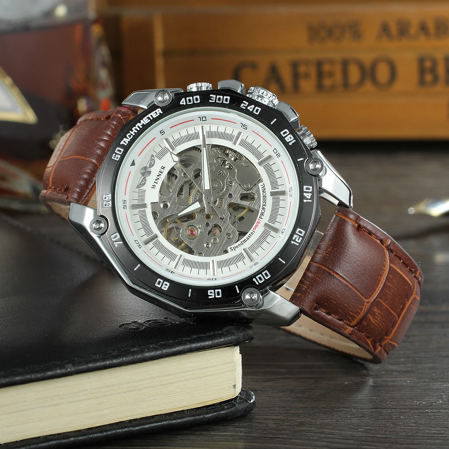 2025 New Products WINNER Luxury Brands Large Man Watch Steel Skeleton Mechanical Automatic Movement Clock Vintage Waterproof
2025 New Products WINNER Luxury Brands Large Man Watch Steel Skeleton Mechanical Automatic Movement Clock Vintage Waterproof