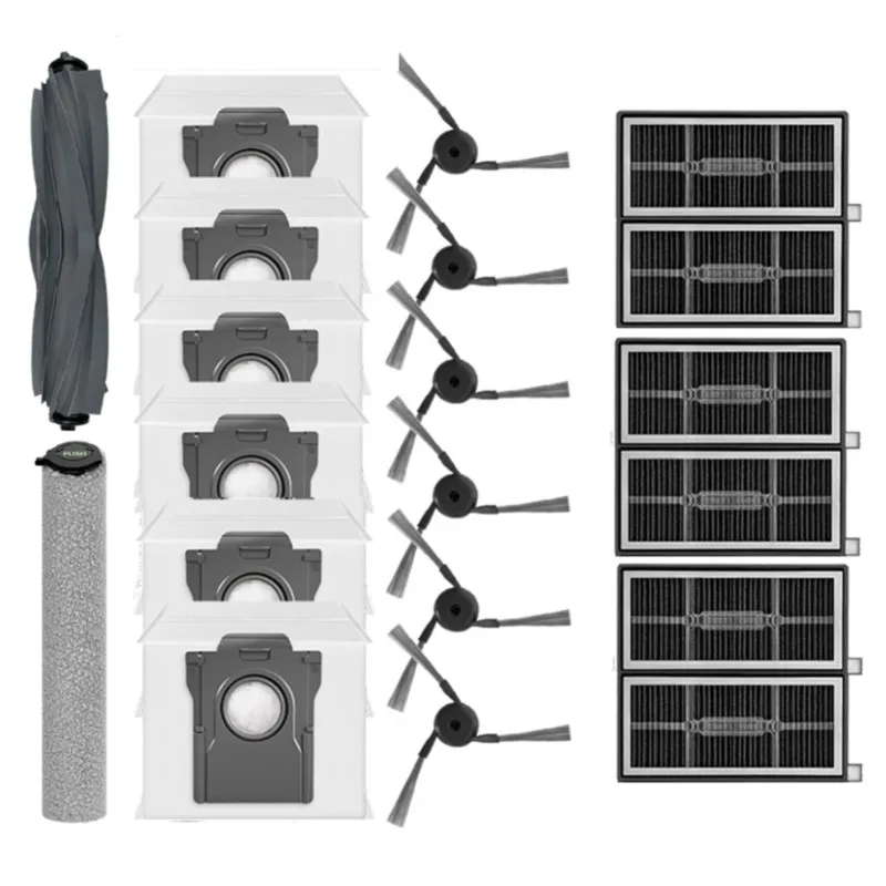 N95R For MOVA P70 PRO Vacuum Cleaner Replacement Accessories Kit- Main Brush, Dust Bag, Hepa Filter, Side Brush& Roller Mop(20PC
N95R For MOVA P70 PRO Vacuum Cleaner Replacement Accessories Kit- Main Brush, Dust Bag, Hepa Filter, Side Brush& Roller Mop(20PC